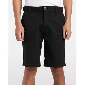 RVCA Weekend Stretch Men mid-rise Black denim shorts 30
